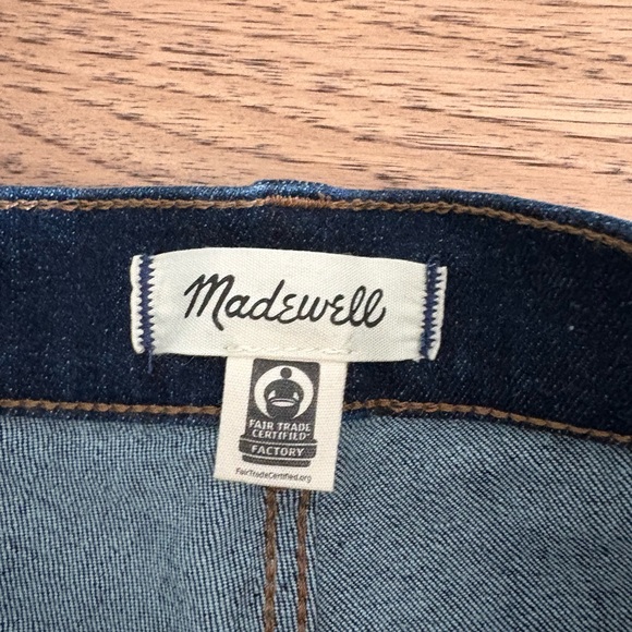 Madewell High Rise Blue Jeans Classic Style - Picture 3 of 4